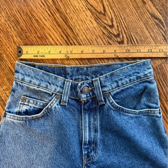 NEW Vintage Levi 505 Student Fit Denim Jeans, Orange Tag - Picture 9 of 13